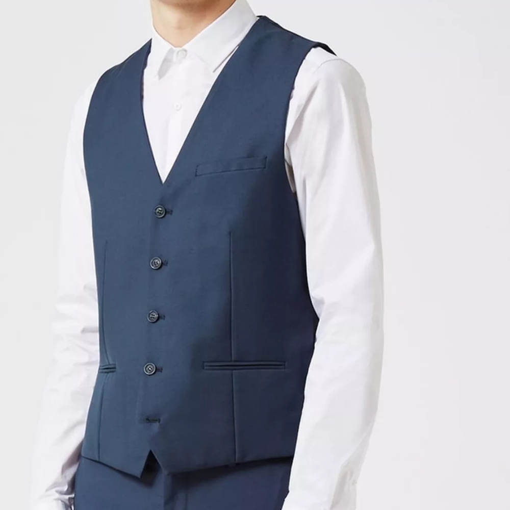 5/$100 Men's Blue Suit Vest